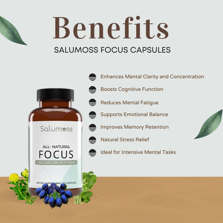 Benefits of salumoss focus capsules