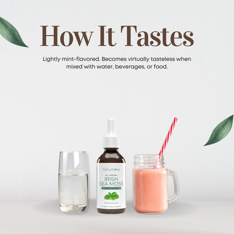 Mint flavor liquid drops