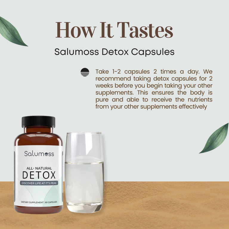 Salumoss detox capsules taste