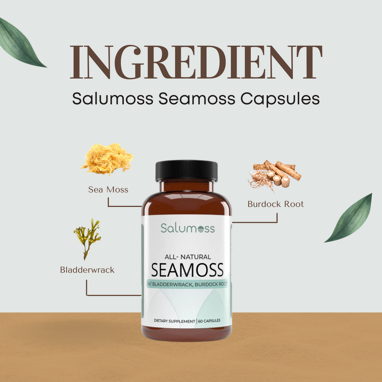 Salumoss seamoss capsules ingredient